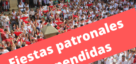 Suspensión de las Fiestas Patronales de Santa María Magdalena y Santiago